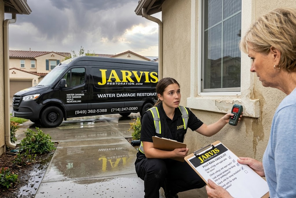 Spring Rain in Orange County: Hidden Water Damage Signs Homeowners Miss